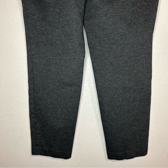 J. Jill Ponte Slim Leg gray trousers dress pants women's size medium - Picture 6 of 8